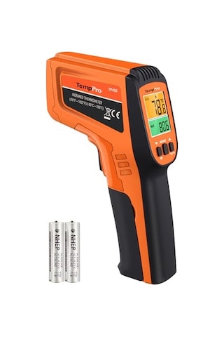 Thermopro Tp450 Endüstriyel Kızılötesi Lazer Termometre, -50 C İle 550 C Temassız Isı Ölçer Tabanca, Çift Laz