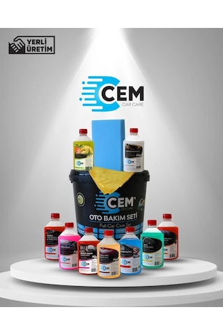 Cem Full Oto Bakım Seti 12 Parça