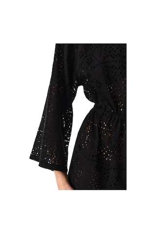 Penti Siyah Jasmine Kimono