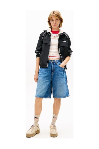 Tommy Hilfiger Kadın Tjw Piping Naylon Rüzgarlık-16315 Siyah