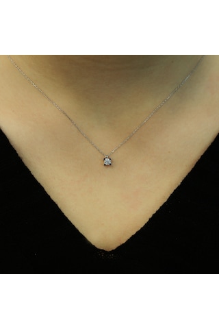 Lova 0,20 Karat Pırlanta Tektaş Kolye - 2030004