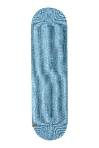 Koza Home Cesta El Yapımı Örgü Turkuaz Runner 37x136 4001 Standart