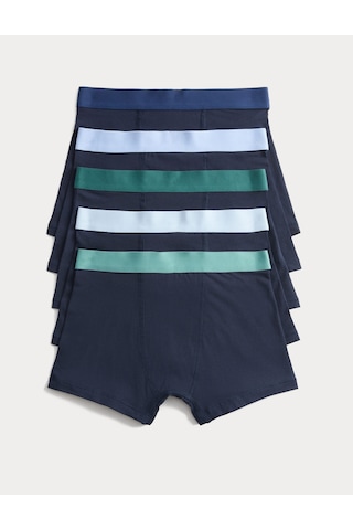 Marks & Spencer 5'li Pamuklu Trunks T71001313v Siyah