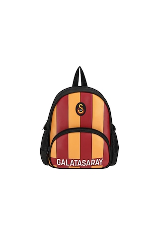 Galatasaray Çubuklu Suni Deri Anaokul Çantası siyah