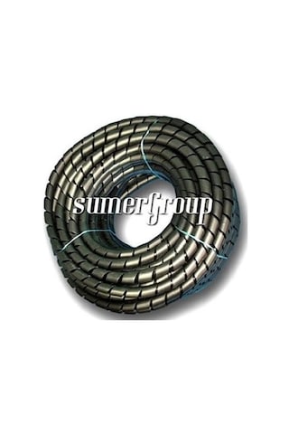 25mm Sarıcı Taşıyıcı Spirali Siyah 50 Metre