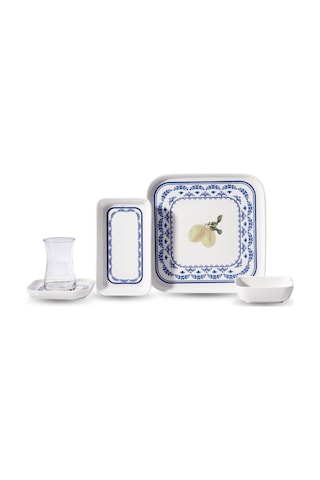 Korkmaz Plaza Collection 25 Parça Kahvaltı Takımı A8854-1 Beyaz