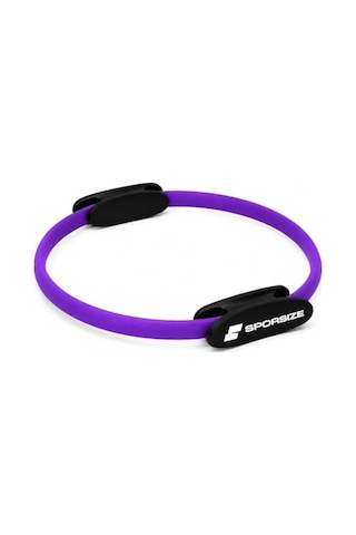 Sporsize Pilates Çemberi 35 Cm, Konforlu Pedli Direnç Halkası, İç Bacak Kalça Karın Kol Ve Göğüs Egzersiz Aleti, Evde Pilates Ve Tüm Vücut Antrenmanı