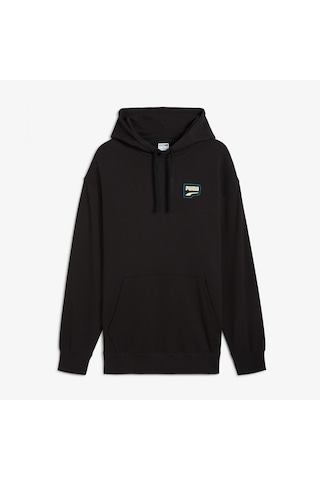 Puma Downtown Graphic Hoodie Unisex Siyah Hoodie Düz 626748