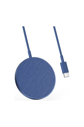 Anker Powerwave Select+ Magsafe Kablosuz Manyetik Şarj Cihazı - A2566 - Mavi Anker Türkiye Garantili