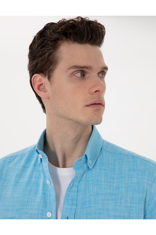 Pierre Cardin Erkek Aqua Gömlek Desenli 50307025-vr007 Aqua