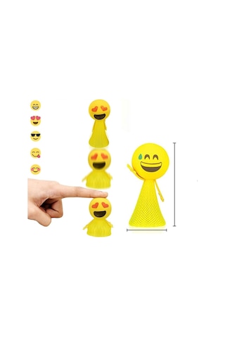 Yüksek Kalite 4 Adet Renkli Led Işıklı Zıplayan Kafalar Işıklı Uçan Kafalar Işıklı Emoji Kafalar