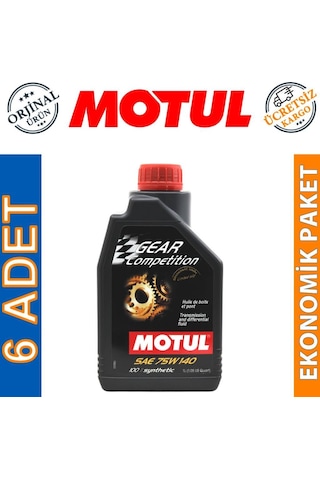 Motul Gear Competition 75W-140 Sentetik Şanzıman Yağı 6 x 1 L