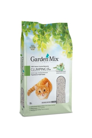 Garden Mix Marsilya Sabunu Kokulu İnce Topaklaşan Bentonit Kedi Kumu 10 L Garden Mix Marsilya Sabunu Kokulu İnce Topaklaşan Bentonit Kedi Kumu 10 L