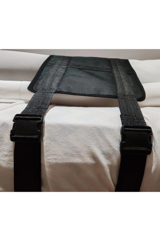 Ozclife Çift Kemerli Hasta Yatağa Bağlama Kemeri - Siyah