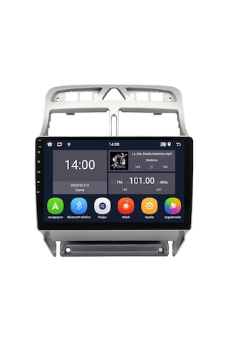 Peugeot 307 Android Multimedya Sistemi 2001-2008 Crv-4424xd