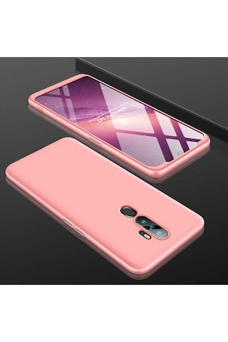 Oppo A5 2020 Kılıf Zore Ays Kapak Rose Gold