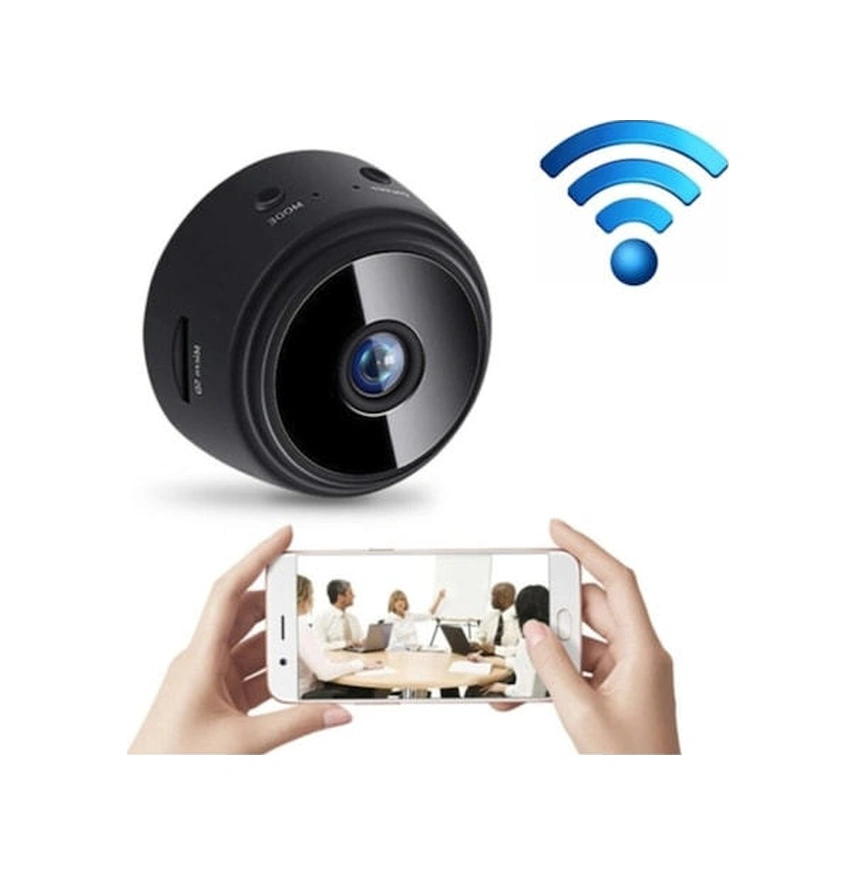 Xiyyadms A9 Siyah Ev Wifi Gözlem Kamera - 1080p Hd, Gece Görüşü, Dış Etkinlikler, Çocuk İzleme, Manyetik Montaj