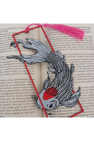 Kitap Ayracı - Tancho Koi