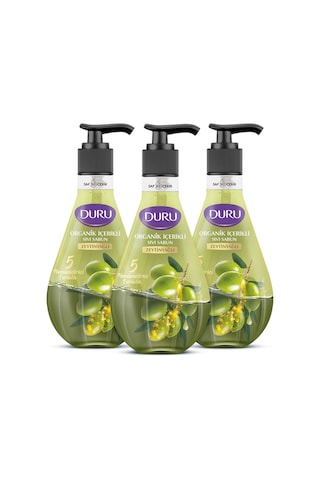Organik Içerikli Zeytinyağlı Sıvı Sabun 3x500ml Organik Içerikli Zeytinyağlı Sıvı Sabun 3x500ml