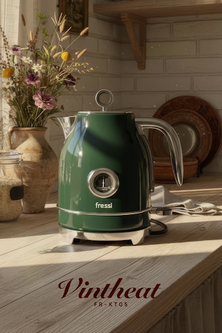 Fressi FR-KT05 1.7 L Isı Göstergeli Retro Kettle
