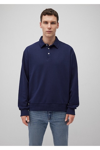 Mavi - Lacivert Polo Sweatshirt 0611689-84371 Lacivert