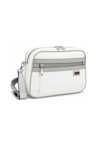 Silver & Polo Silver Polo Çapraz Askılı Kadın Çanta Beyaz.gri 1280