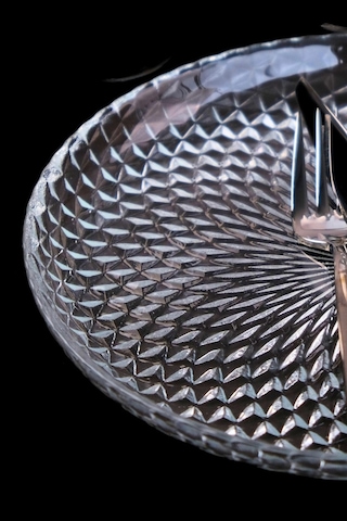 Tabak Evi Aden Cam Pasta Tabağı 19cm Sade 6 Lı 2339 Şeffaf