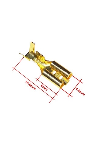 Sf1D Mini - Kablo Ucu Mini Dişi Terminal (4.8Mm) - Seçenekli Ürün