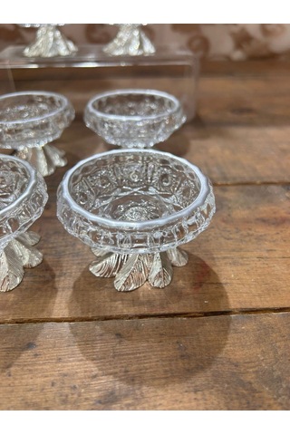 Wow Gümüş Yuvarlak Kesme Lokumluk 6 Lı Gümüş