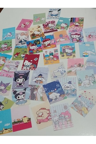 Sanrio Hello Kitty Çek Kopart Sticker Kitabı 45 Adet Büyük