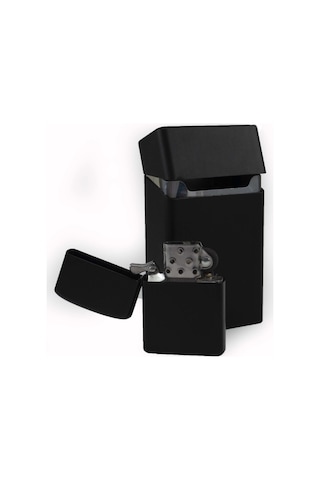 Als Tobacco Çakmak Ve Sigara Kutusu Seti