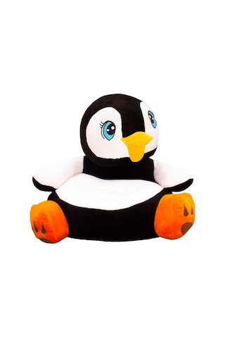 Özgüner Oyuncak Penguen Peluş Oyuncak Çocuk Koltuğu (%100 Yerli)