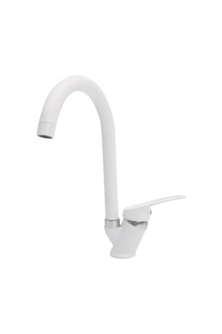 Kustar Cambridge Aç-Kapa Mutfak Eviye Bataryası Beyaz