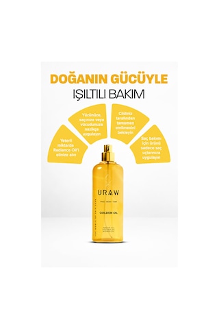 Uraw Golden Oil Bitkisel Yağ Kompleksi 125 ML
