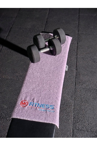 Spor Fitness Havlusu 40x100 Cm Pamuklu Lila