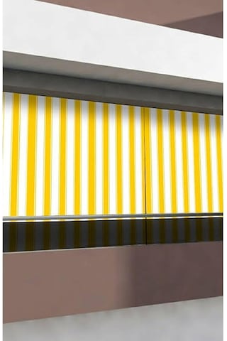 Nivemeshome 1.sınıf Enxboy Her Ölçü Vardır Çizgili Balkon Perdesi Bağcıklı Gabardin Branda Kumaşı, 340 X 200 Çok Renkli