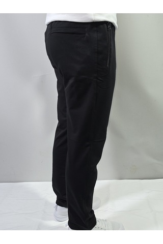 Jump Erkek Pamuklu Slim Fit Düz Paça Eşofman Altı Siyah
