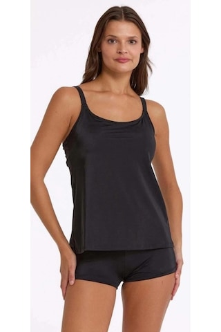 Angbutik Argento 0063-3001 Kadın Tankini Takımı Siyah