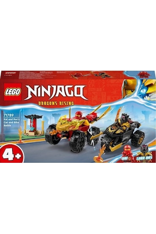 LEGO® Ninjago 71789 Kai Ve Ras'ın Araba Ve Motosiklet Savaşı 103 Parça