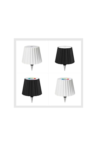 Szypzstore Humble Kablosuz Şişe Lambası, Şişe Işığı, Likör Şişeleri Için Led Işıklar, Şarj Edilebilir Şarap Üç Renkli Siyah Cesd2n Siyah