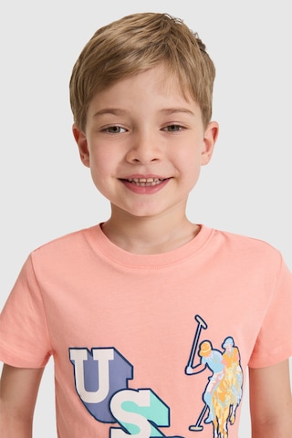 U.s. Polo Assn. Erkek Çocuk Mercan Tişört 50327027-vr204 Coral