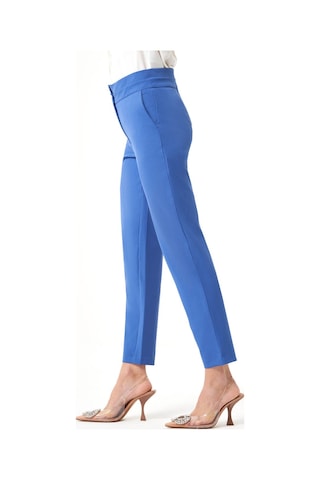 Mizalle Kat Kemerli İndigo Pantolon İndigo