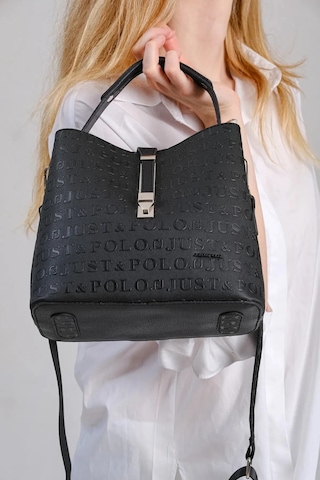 Just Polo Taba 2 Bölmeli Omuz Çantası Monogram 2197mh