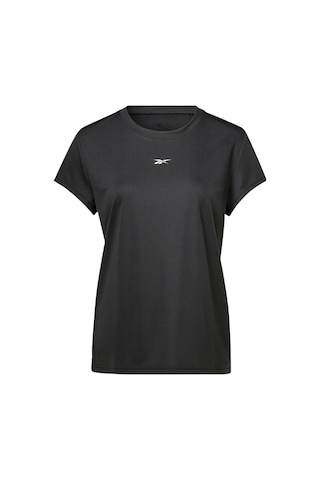 Reebok Wor Commercial Poly Siyah Kadın Kısa Kol T-shirt 000000000101443569 Siyah