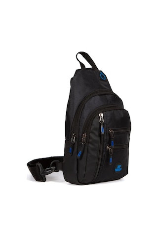 Newish Polo Body Bag Usb Çıkışlı Çapraz Göğüs ve Sırt Çantası Siyah