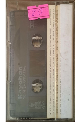 Plak Değildir Kaset Tir Kayahan Son Şarkılarım Kaset