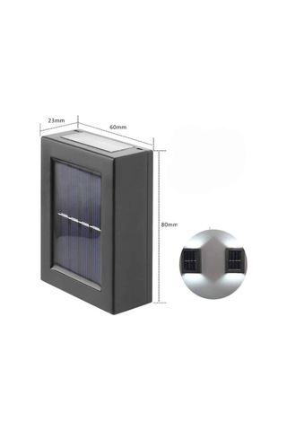 Zenvia Bahçe Aydınlatması Solar Güneş Enerjili Dekoratik Led Işıklı Lamba Znv2026