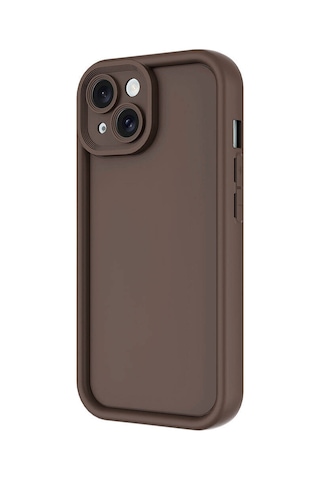 Rba Aksesuar Apple Uyumlu iPhone 13 Kılıf Kamera Korumalı Rba Ananas Kapak - Pembe Koyu Çok Renkli