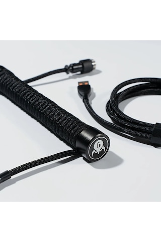 Gravastar Sarmal Aviator Usb To Type-c Mekanik Klavye Uyumlu Oyuncu Kablosu, 1.85m, Siyah