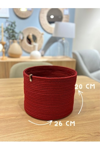 Rover Çok Amaçlı Düzenleyici Sepet, Saksılık, Organizer 20-26, Küçük Boy Kırmızı